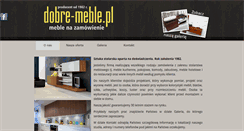 Desktop Screenshot of dobre-meble.pl